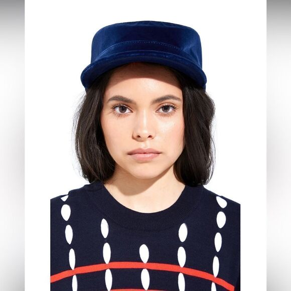 Valas Los Angeles Conductor Velvet Navy Hat Limited Collector, $435 retail - Picture 3 of 17